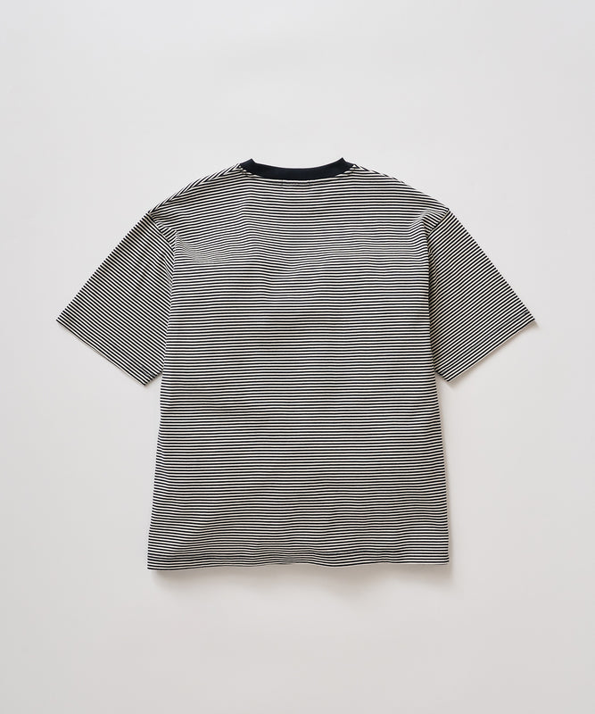 ナロー ボーダー 半袖ポケットTシャツ/NARROW BORDER SS PKT TEE