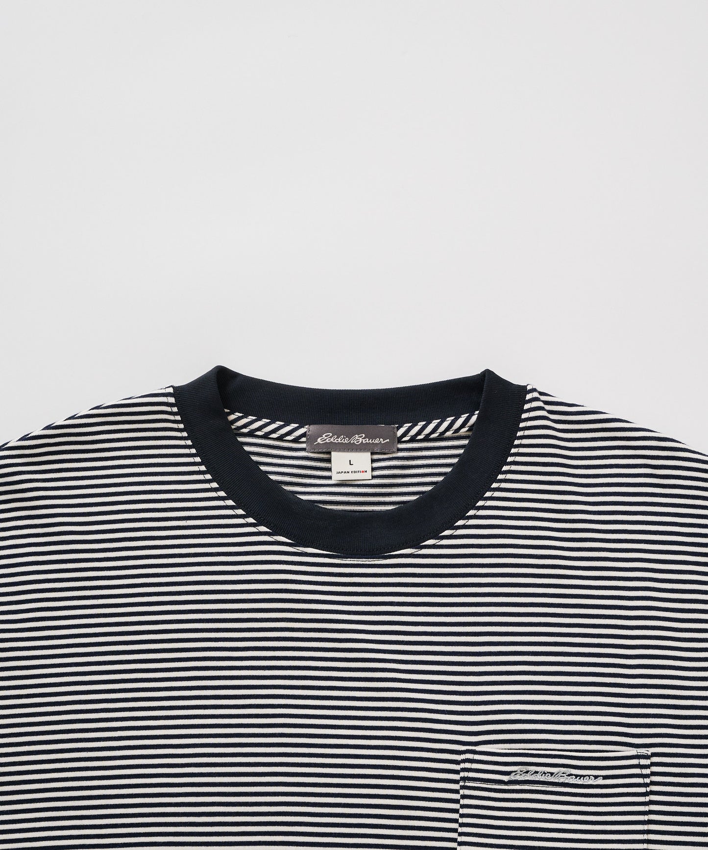 ナロー ボーダー 半袖ポケットTシャツ/NARROW BORDER SS PKT TEE