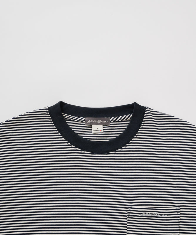 ナロー ボーダー 半袖ポケットTシャツ/NARROW BORDER SS PKT TEE