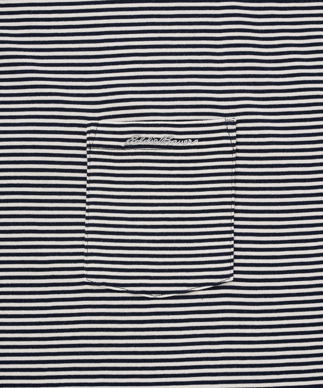 ナロー ボーダー 半袖ポケットTシャツ/NARROW BORDER SS PKT TEE