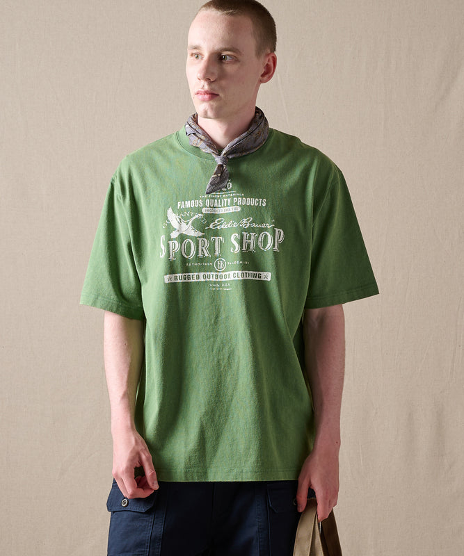 バードプリント 半袖Tシャツ/BIRD PRINT SS TEE