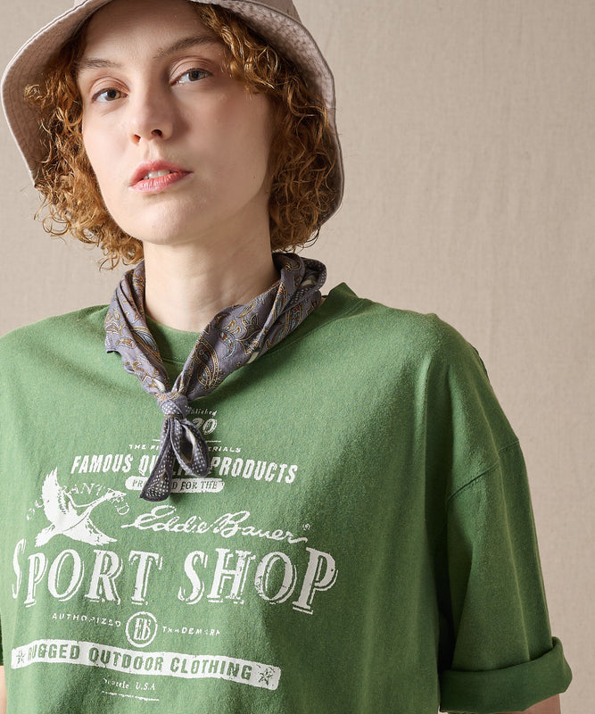バードプリント 半袖Tシャツ/BIRD PRINT SS TEE