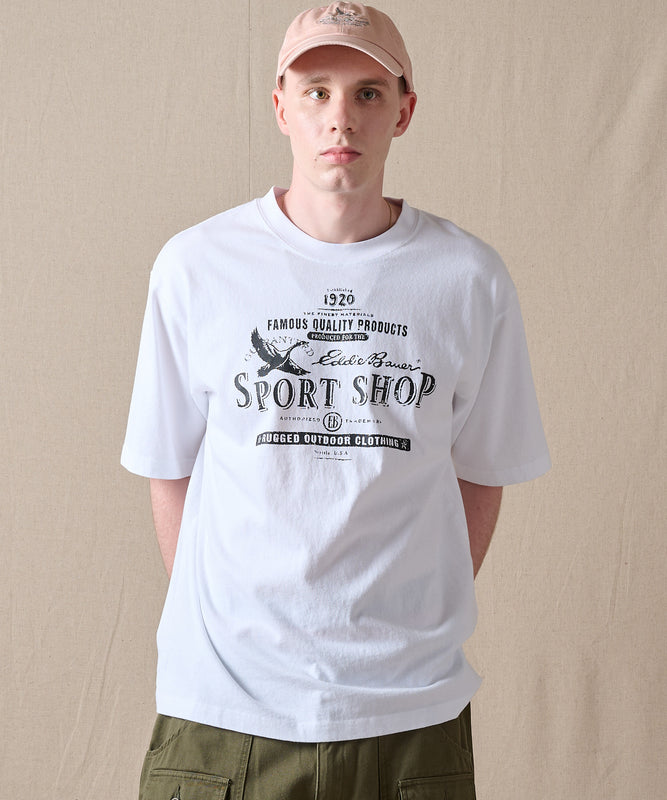 バードプリント 半袖Tシャツ/BIRD PRINT SS TEE