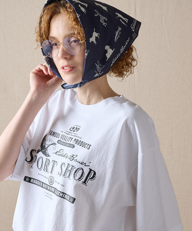バードプリント 半袖Tシャツ/BIRD PRINT SS TEE