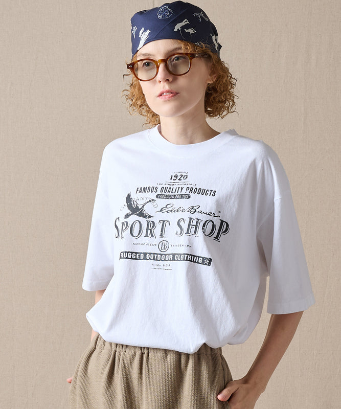 バードプリント 半袖Tシャツ/BIRD PRINT SS TEE