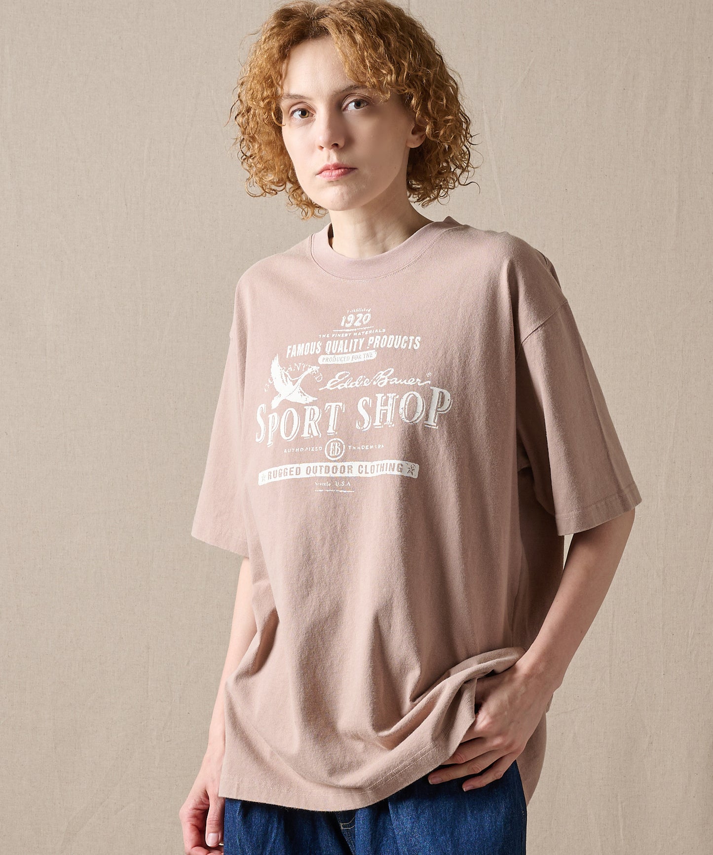 バードプリント 半袖Tシャツ/BIRD PRINT SS TEE