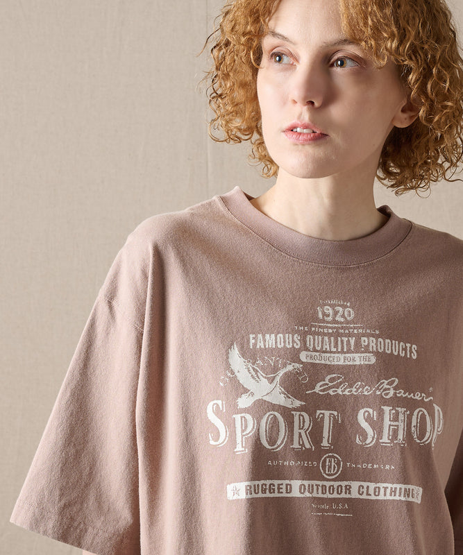 バードプリント 半袖Tシャツ/BIRD PRINT SS TEE