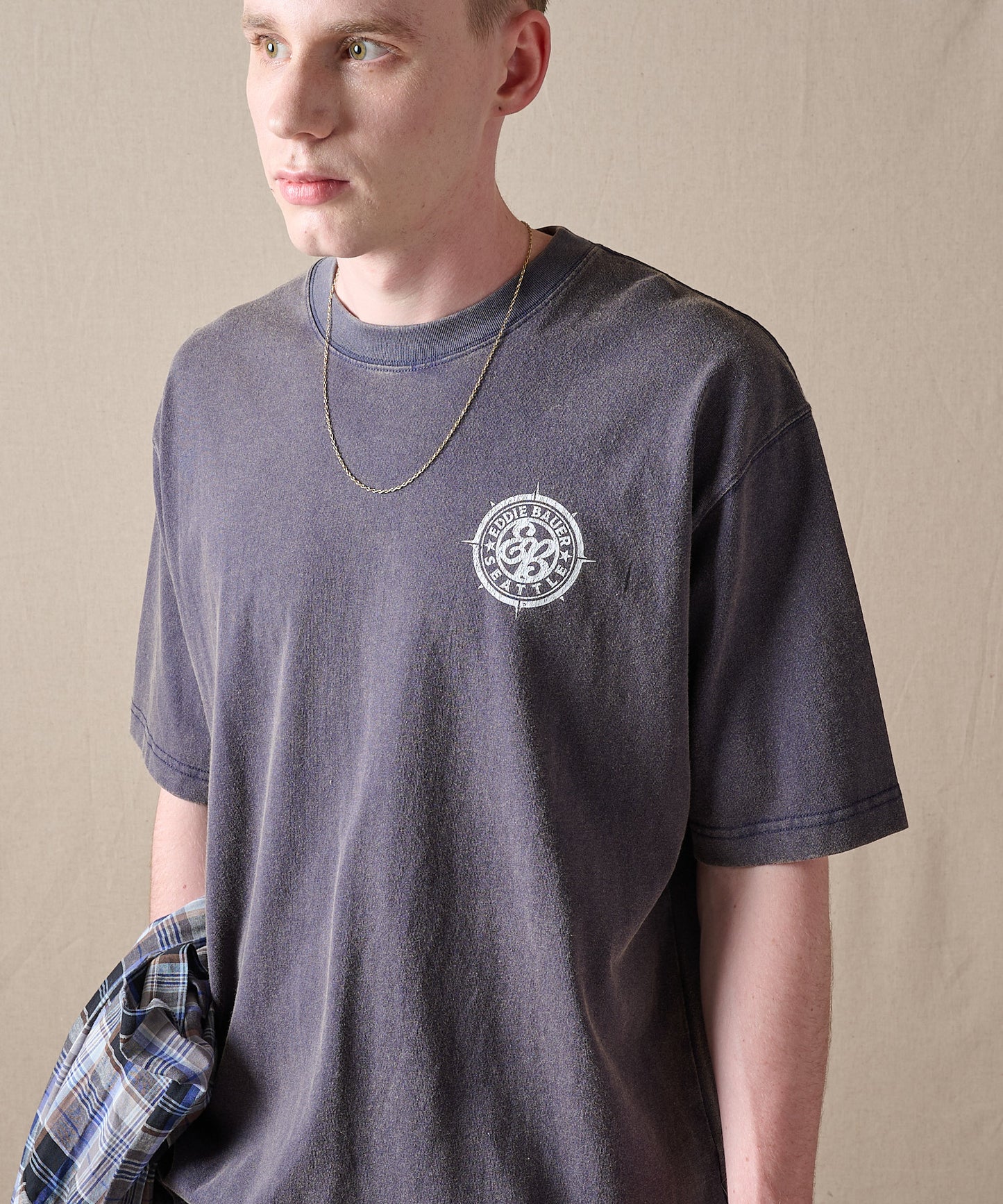 コンパスプリント 半袖Tシャツ/COMPASS PRINT SS TEE