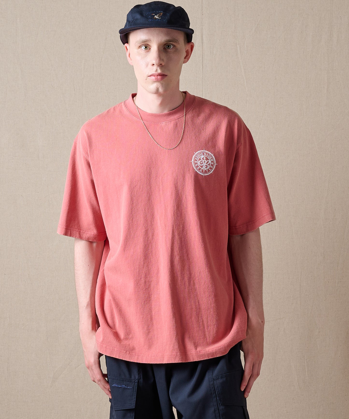 コンパスプリント 半袖Tシャツ/COMPASS PRINT SS TEE