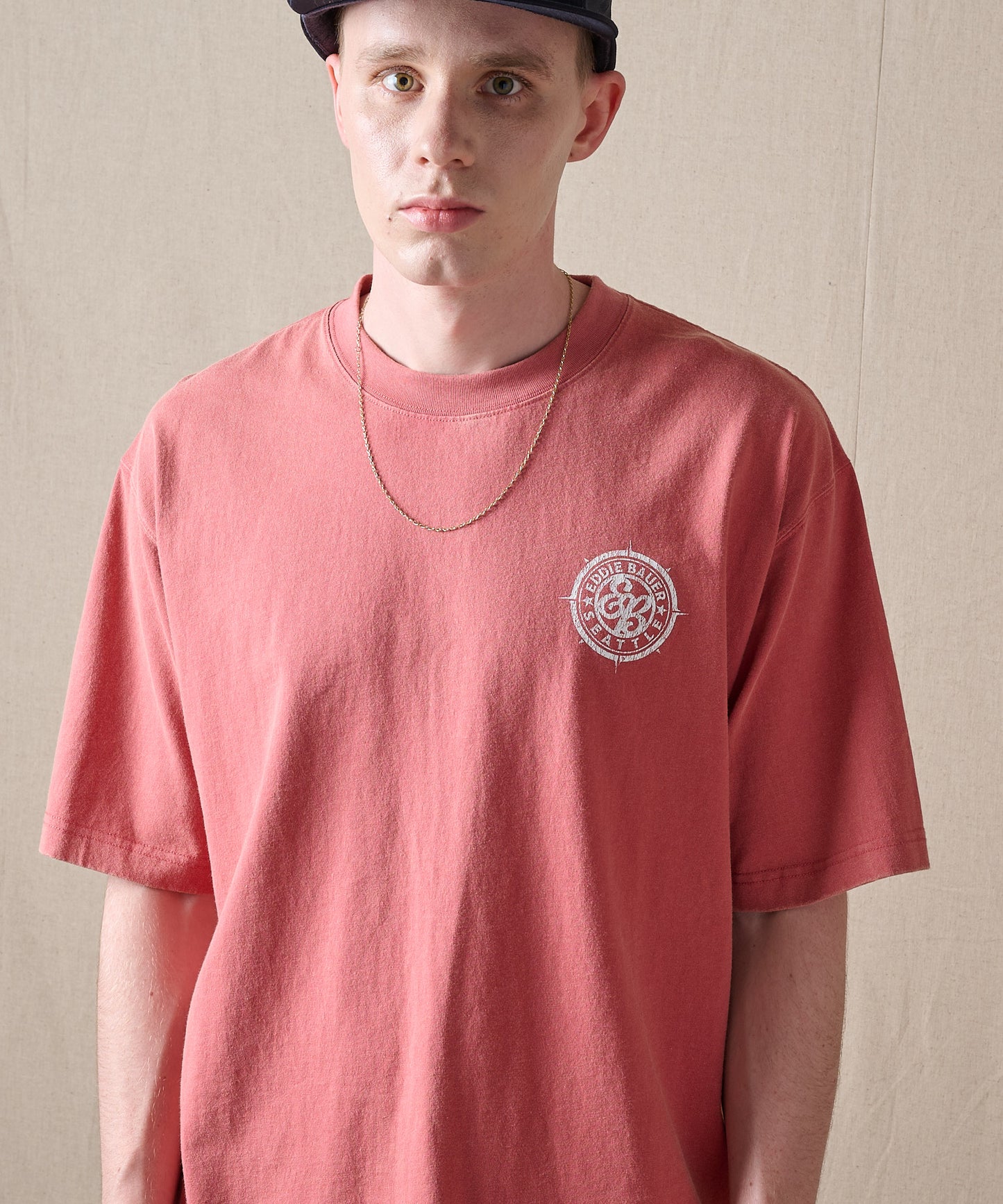 コンパスプリント 半袖Tシャツ/COMPASS PRINT SS TEE