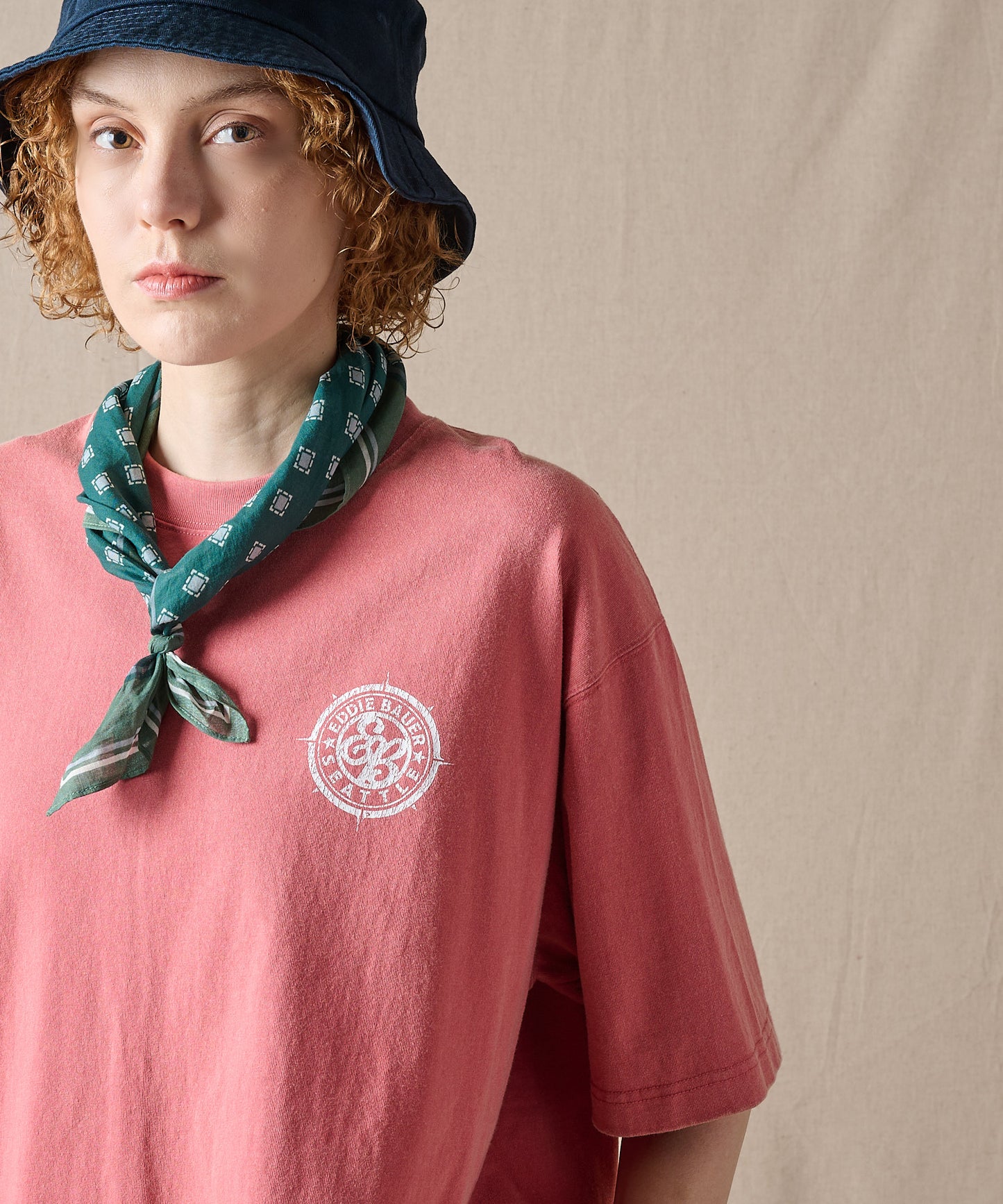 コンパスプリント 半袖Tシャツ/COMPASS PRINT SS TEE