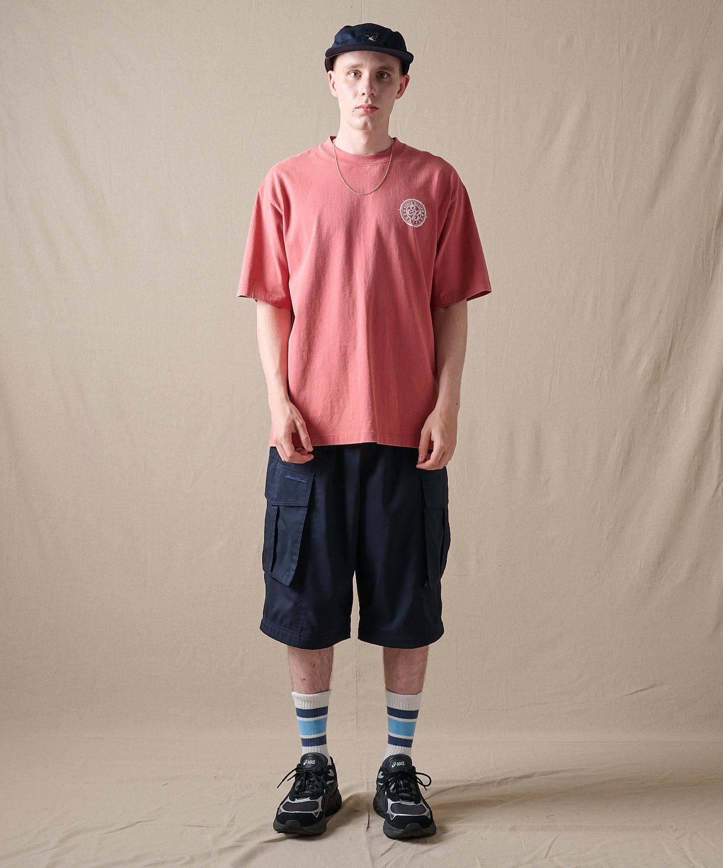 コンパスプリント 半袖Tシャツ/COMPASS PRINT SS TEE