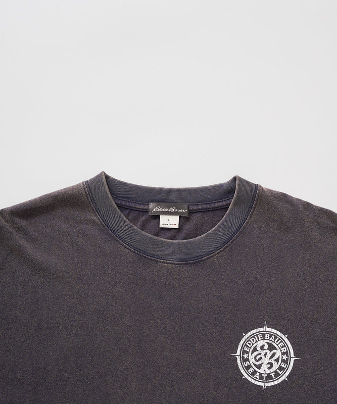 コンパスプリント 半袖Tシャツ/COMPASS PRINT SS TEE