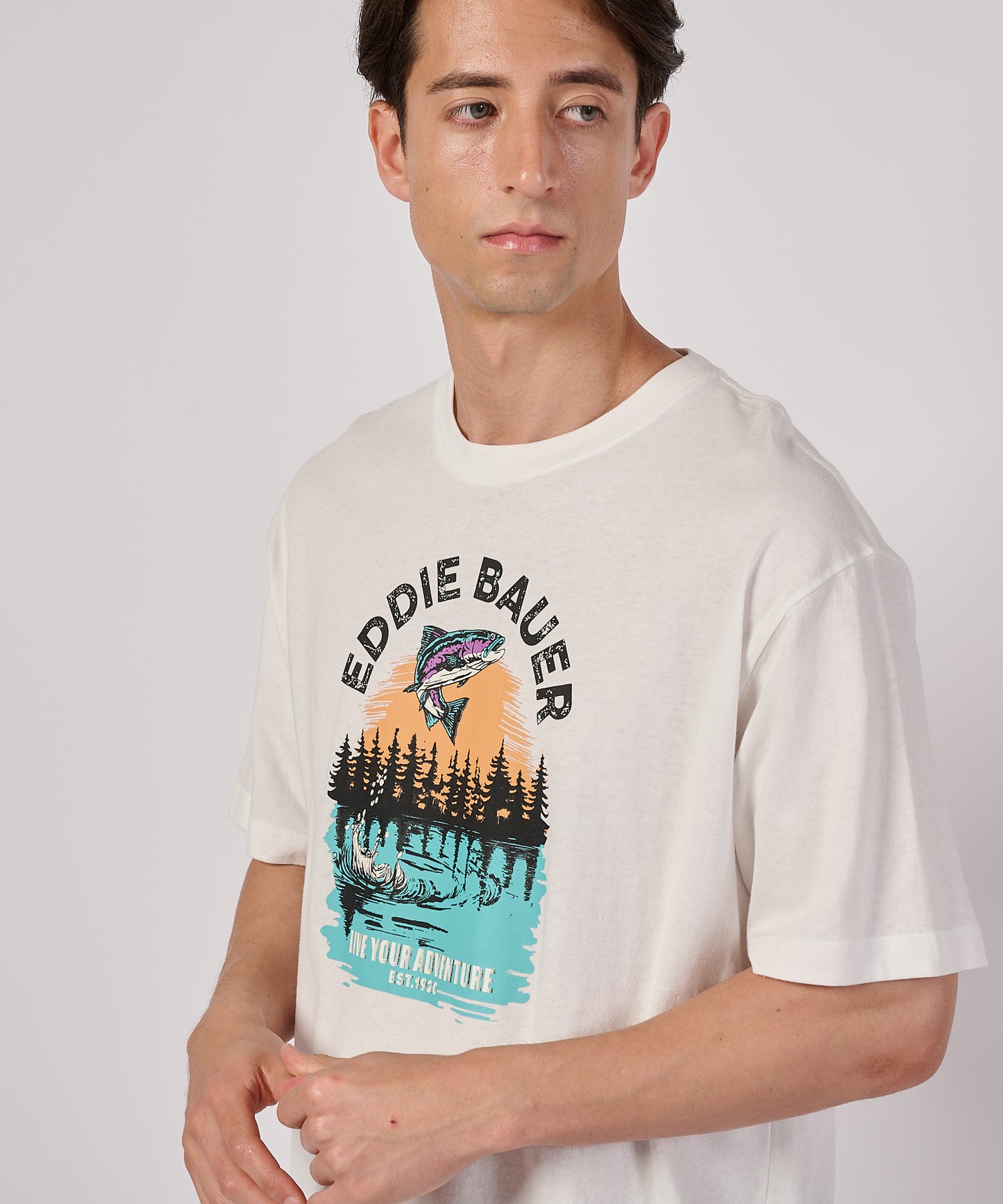 グラフィックプリント 半袖Tシャツ/SS GRAPHIC PRINT TEE