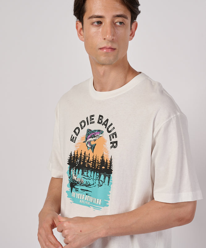 グラフィックプリント 半袖Tシャツ/SS GRAPHIC PRINT TEE
