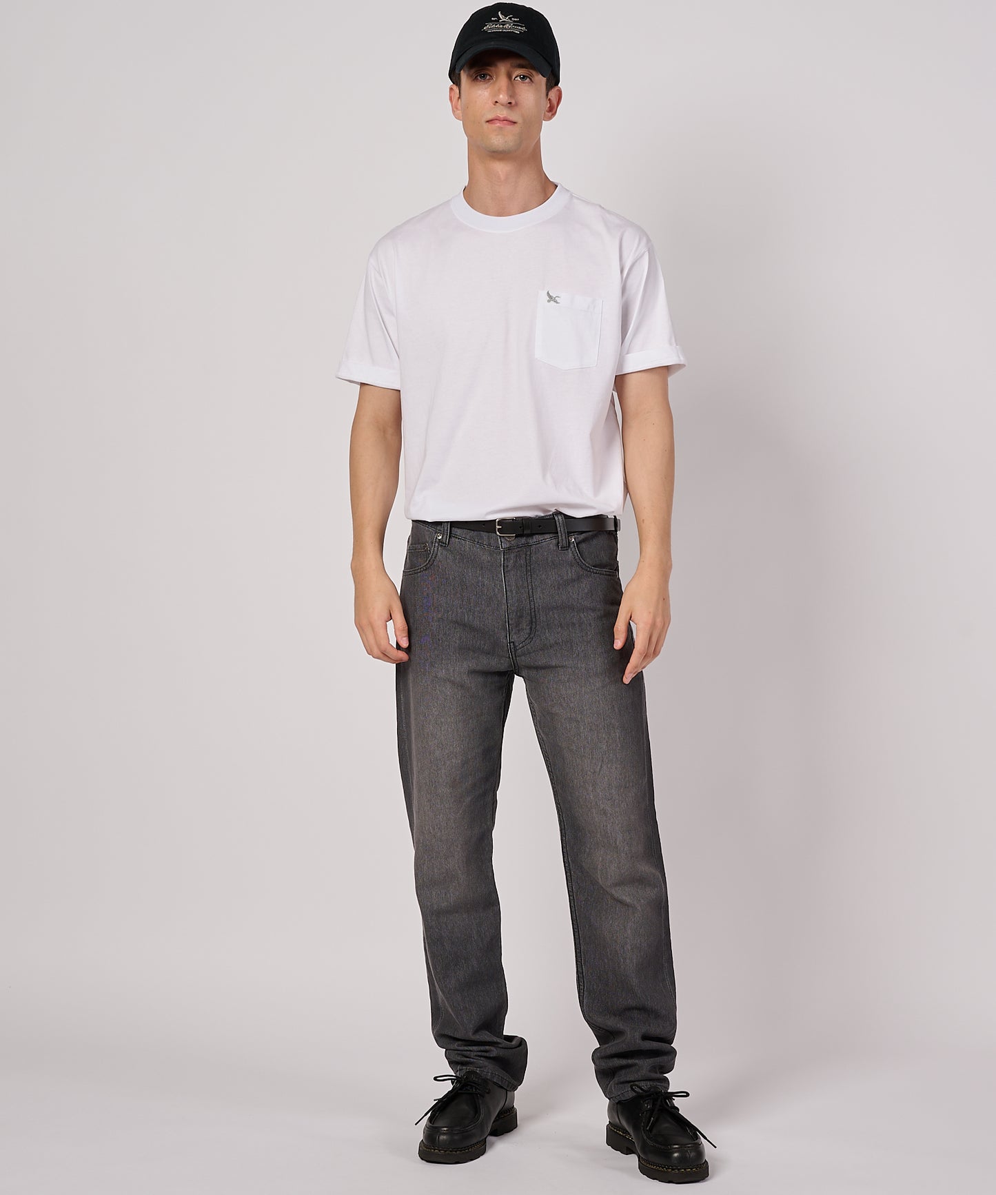 ワンポイント刺しゅう ポケット Tシャツ/ONE POINT EMB PKT TEE