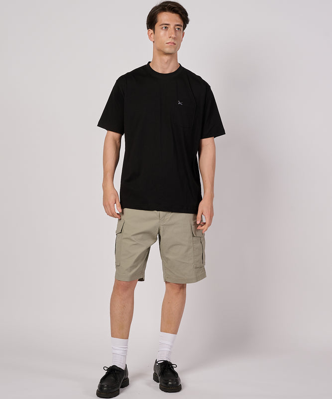 ワンポイント刺しゅう ポケット Tシャツ/ONE POINT EMB PKT TEE
