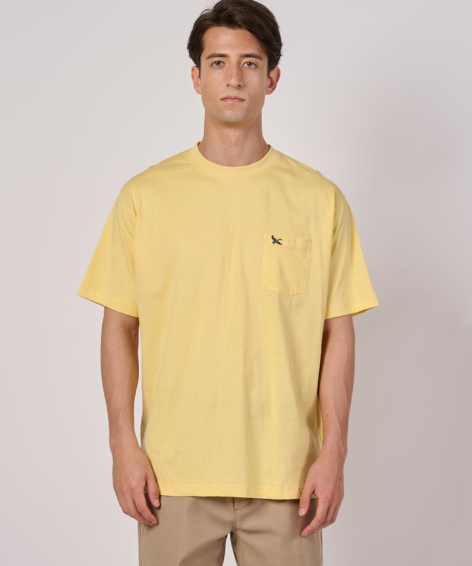 ワンポイント刺しゅう ポケット Tシャツ/ONE POINT EMB PKT TEE