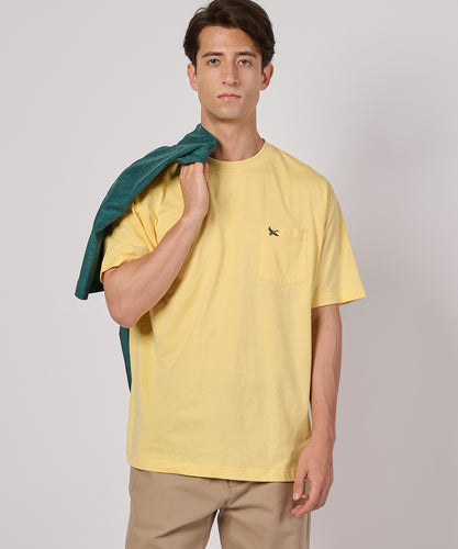ワンポイント刺しゅう ポケット Tシャツ/ONE POINT EMB PKT TEE