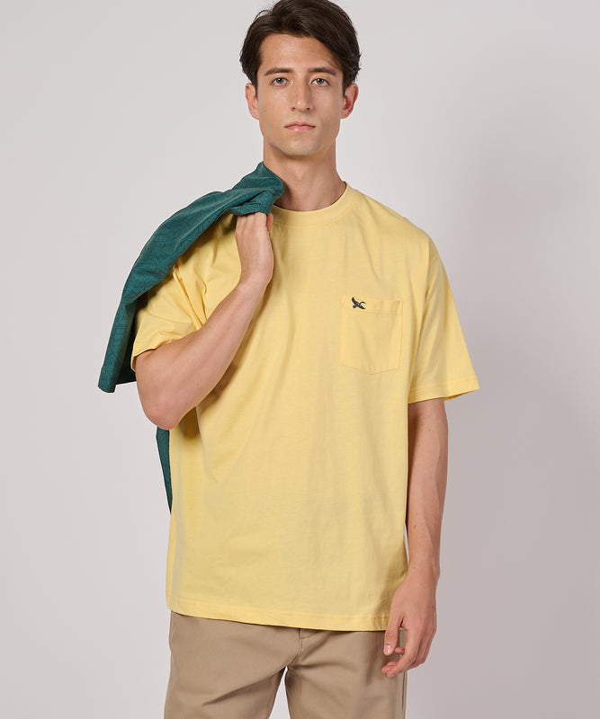 ワンポイント刺しゅう ポケット Tシャツ/ONE POINT EMB PKT TEE