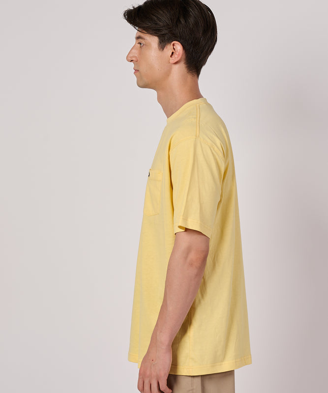 ワンポイント刺しゅう ポケット Tシャツ/ONE POINT EMB PKT TEE