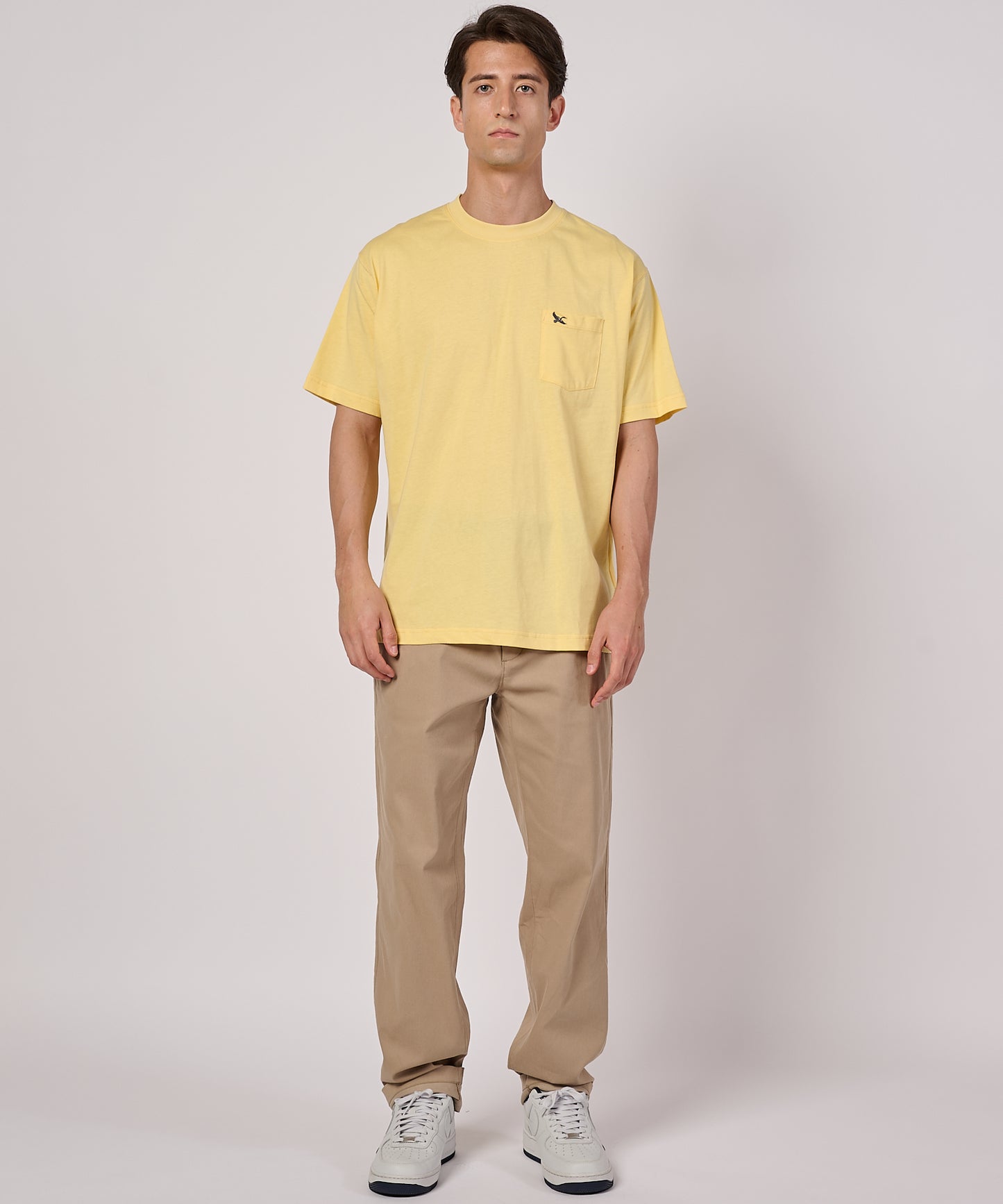 ワンポイント刺しゅう ポケット Tシャツ/ONE POINT EMB PKT TEE