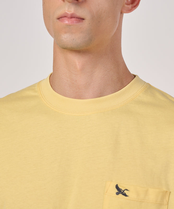 ワンポイント刺しゅう ポケット Tシャツ/ONE POINT EMB PKT TEE