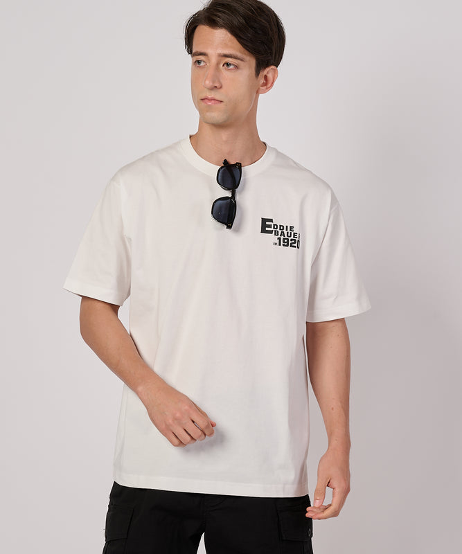 クール アドベンチャー プリント半袖Tシャツ