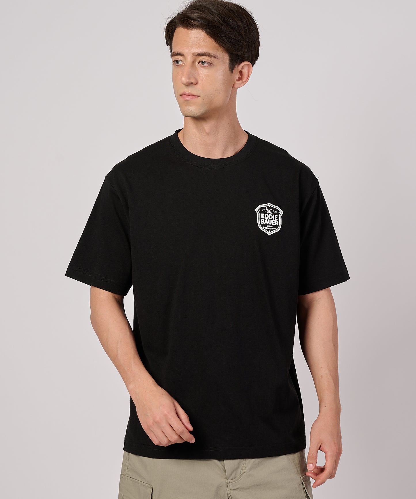 エンブレムロゴ プリントTシャツ/EMBLEM LOGO PRT TEE