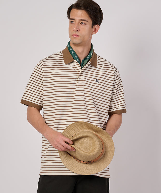ボーダー フィールド 半袖ポロシャツ/BORDER SS FIELD POLO