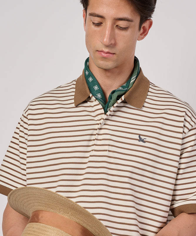 ボーダー フィールド 半袖ポロシャツ/BORDER SS FIELD POLO