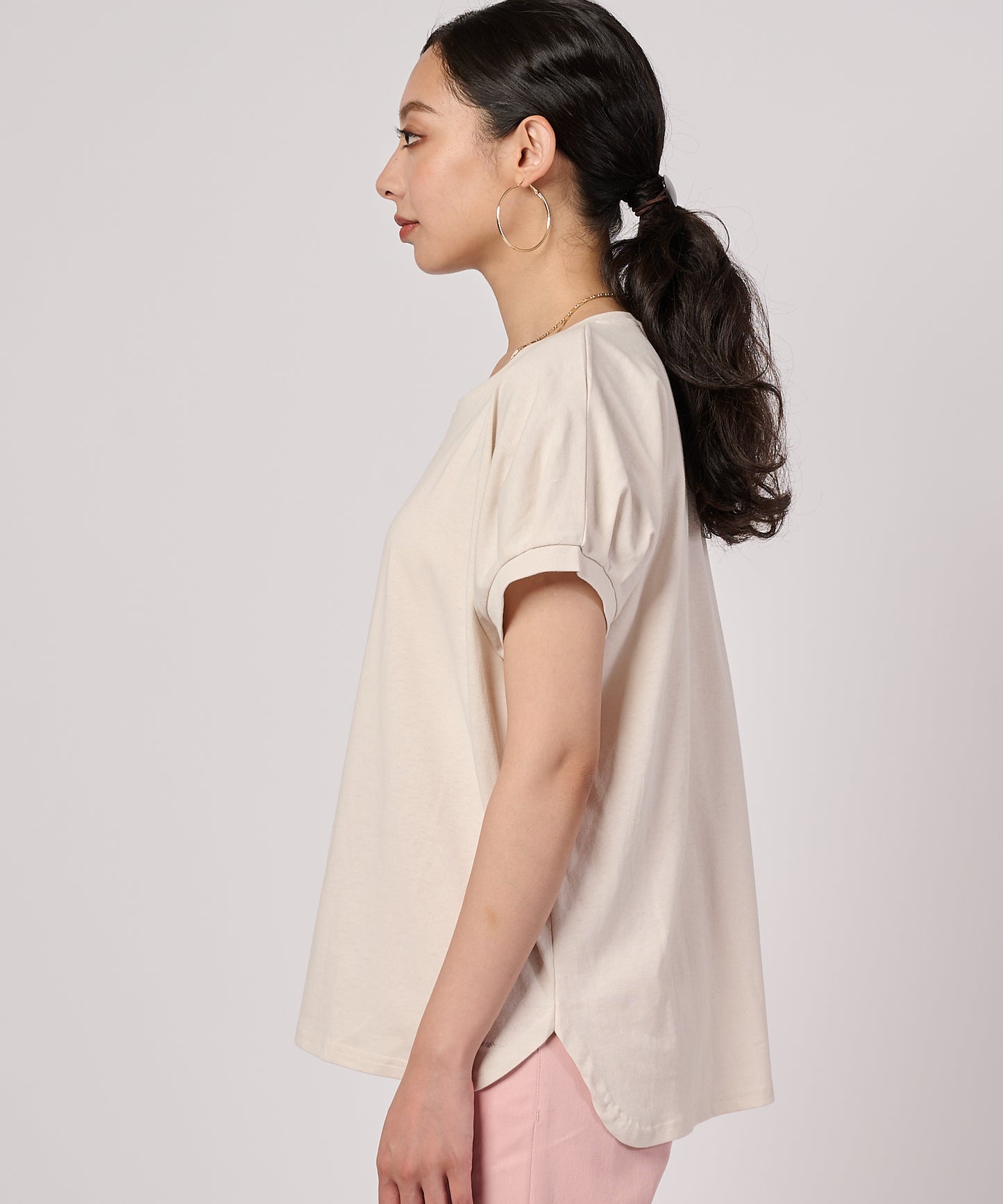 タック スリーブレス ボックスTシャツ/TUCK SLEEVE SL BOX TEE