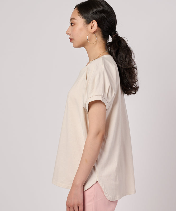 タック スリーブレス ボックスTシャツ/TUCK SLEEVE SL BOX TEE
