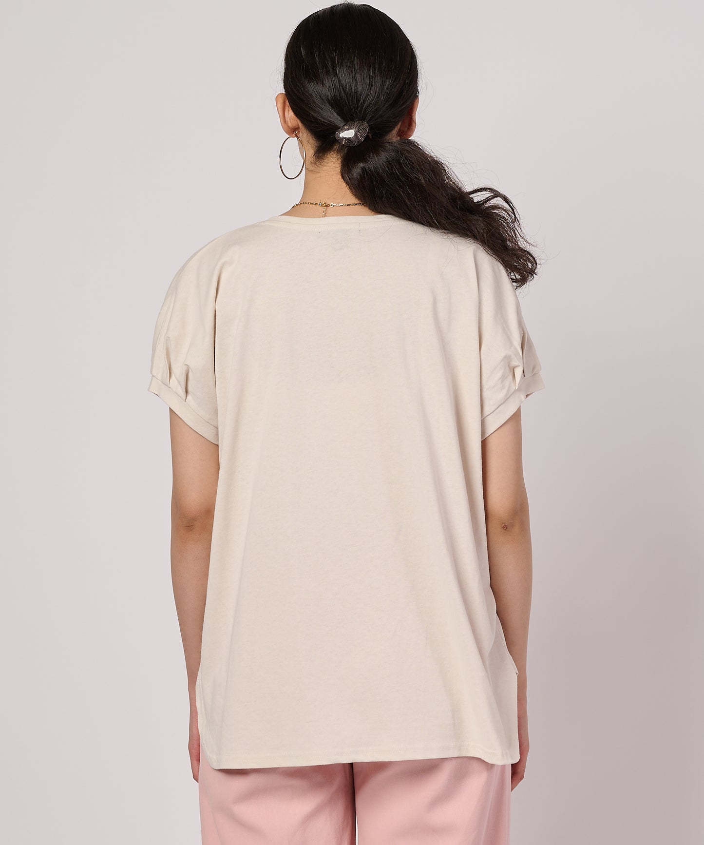 タック スリーブレス ボックスTシャツ/TUCK SLEEVE SL BOX TEE