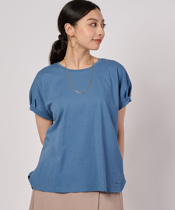 タック スリーブレス ボックスTシャツ/TUCK SLEEVE SL BOX TEE