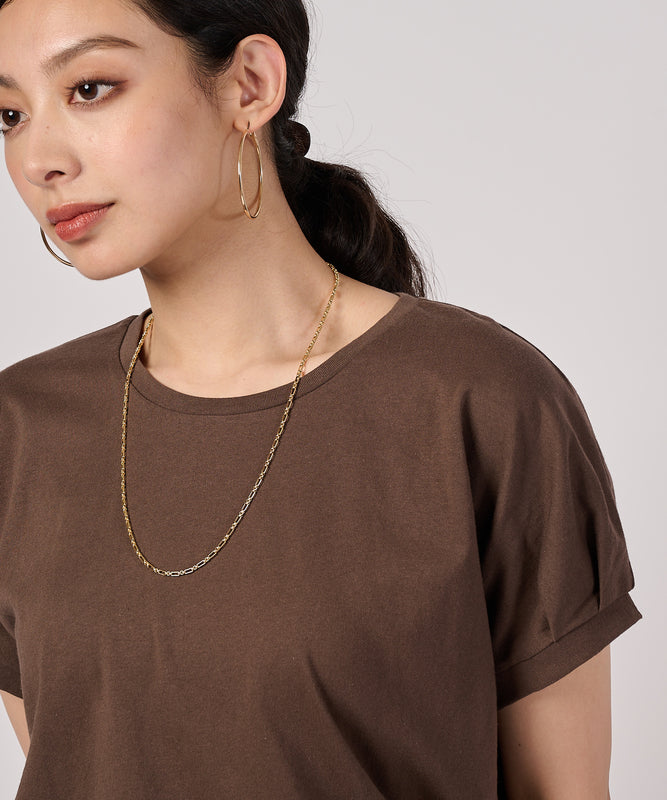 タック スリーブレス ボックスTシャツ/TUCK SLEEVE SL BOX TEE