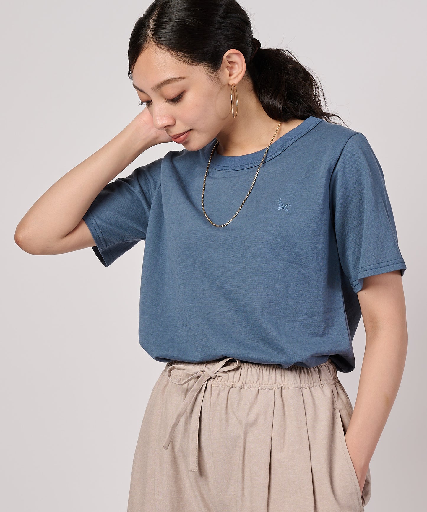 クラシック 刺しゅうTシャツ/CLASSIC EMB TEE