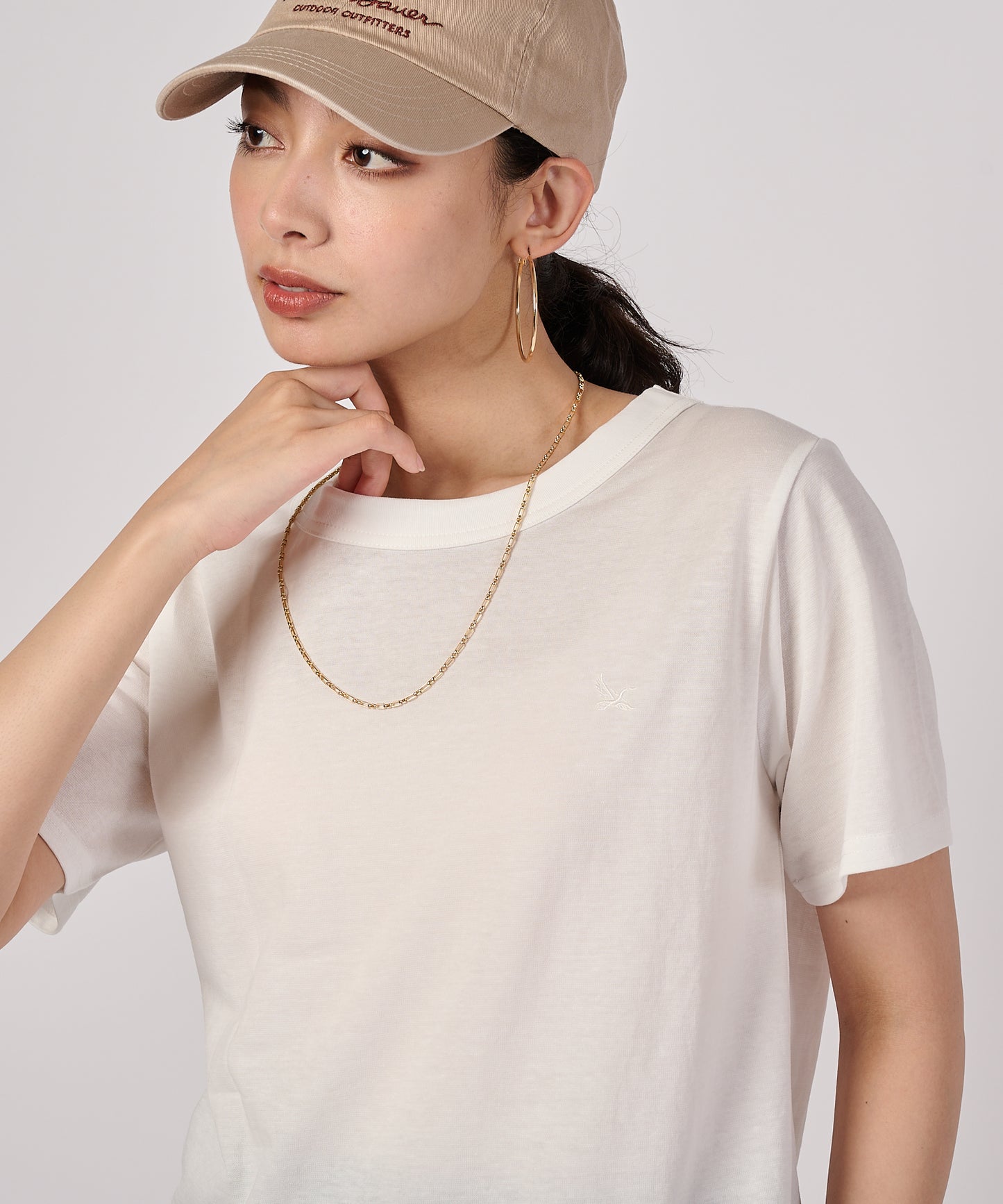 クラシック 刺しゅうTシャツ/CLASSIC EMB TEE
