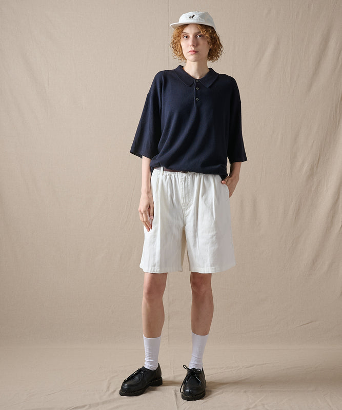 【予約】men's FUDGE×Eddie Bauer ウールニットポロシャツ/WOOL KNIT POLO