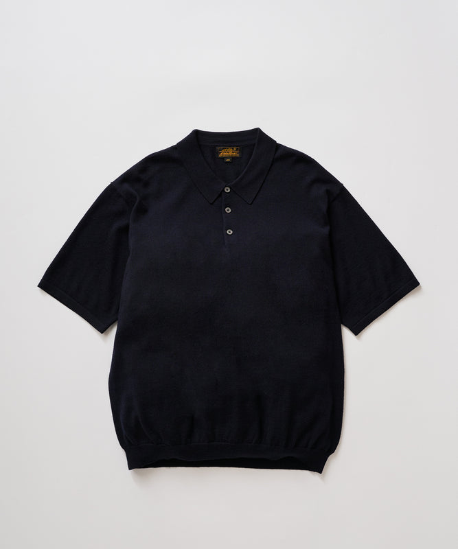 【予約】men's FUDGE×Eddie Bauer ウールニットポロシャツ/WOOL KNIT POLO