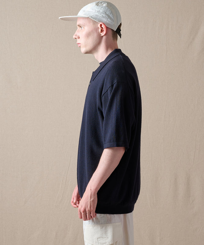 【予約】men's FUDGE×Eddie Bauer ウールニットポロシャツ/WOOL KNIT POLO