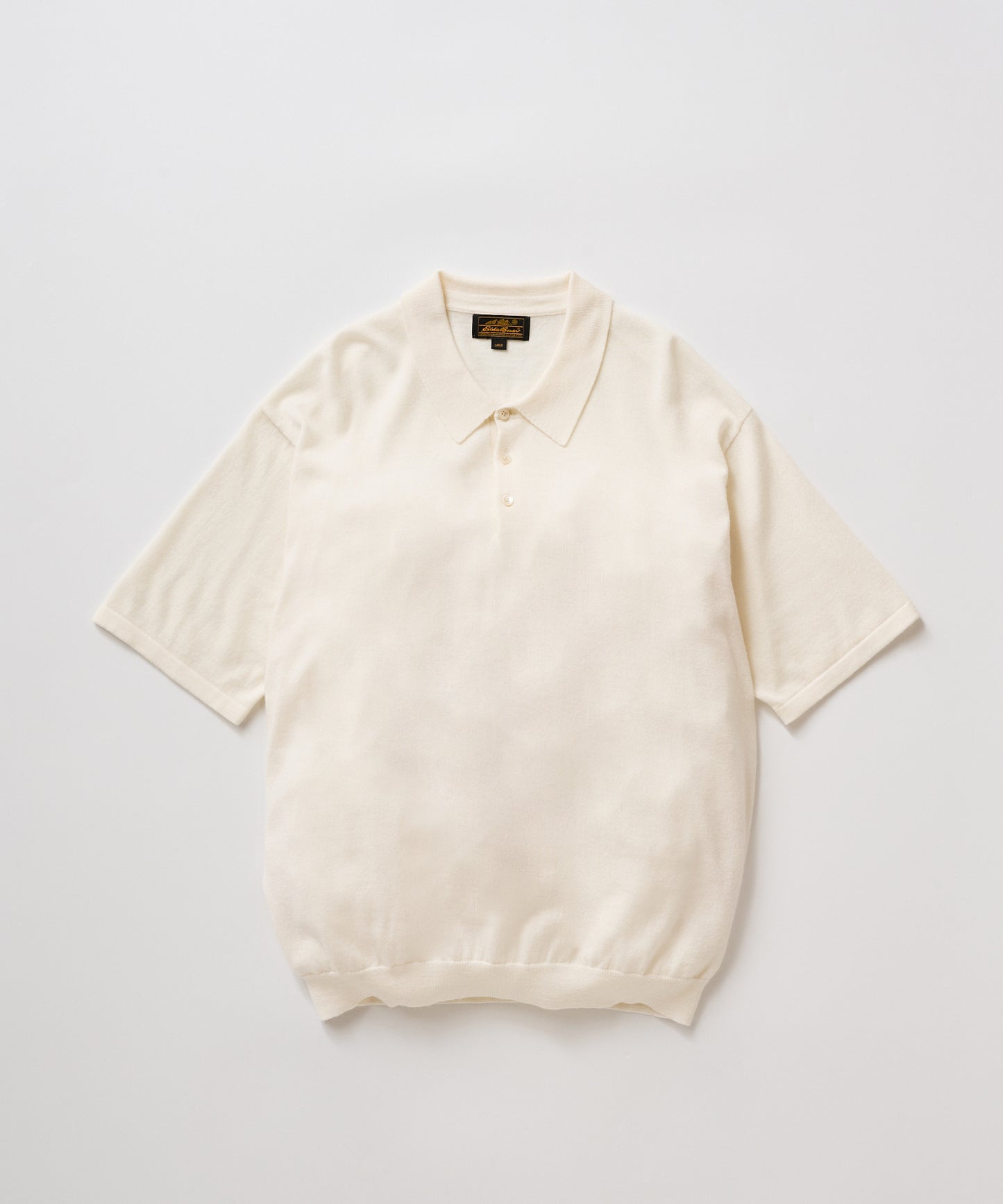 【予約】men's FUDGE×Eddie Bauer ウールニットポロシャツ/WOOL KNIT POLO