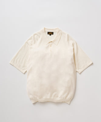 【予約】men's FUDGE×Eddie Bauer ウールニットポロシャツ/WOOL KNIT POLO