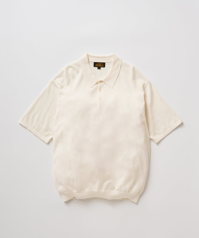 【予約】men's FUDGE×Eddie Bauer ウールニットポロシャツ/WOOL KNIT POLO