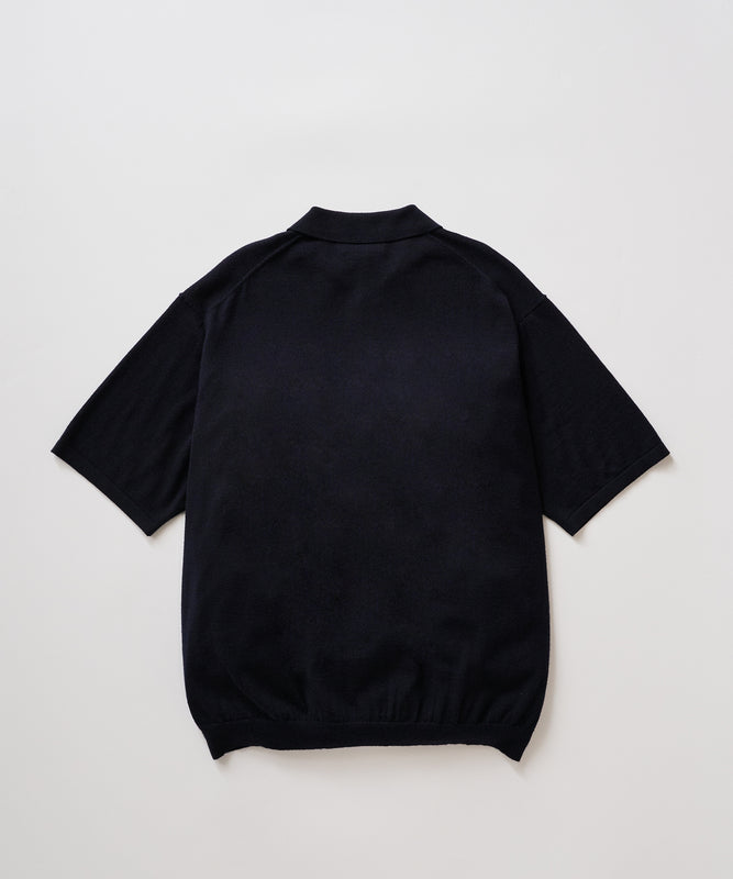 【予約】men's FUDGE×Eddie Bauer ウールニットポロシャツ/WOOL KNIT POLO