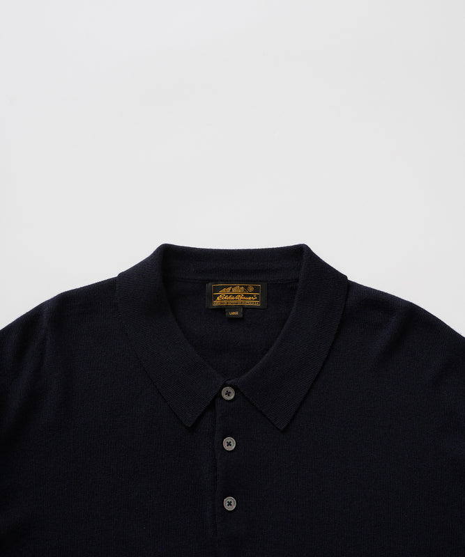 【予約】men's FUDGE×Eddie Bauer ウールニットポロシャツ/WOOL KNIT POLO