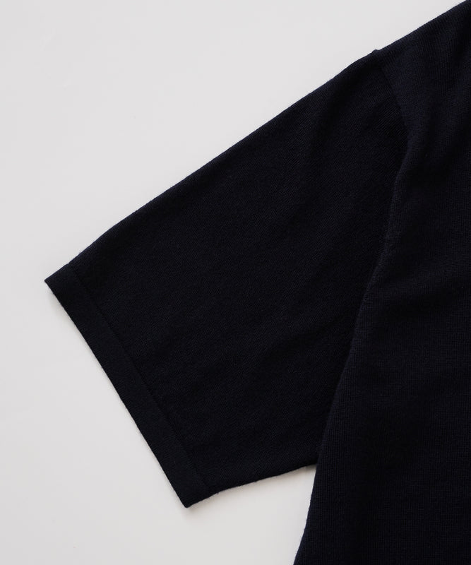 【予約】men's FUDGE×Eddie Bauer ウールニットポロシャツ/WOOL KNIT POLO