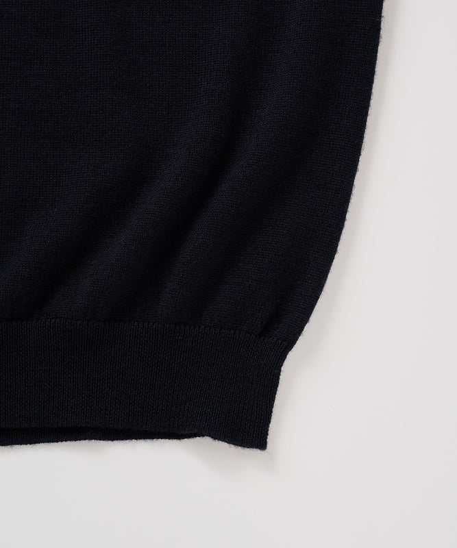 【予約】men's FUDGE×Eddie Bauer ウールニットポロシャツ/WOOL KNIT POLO