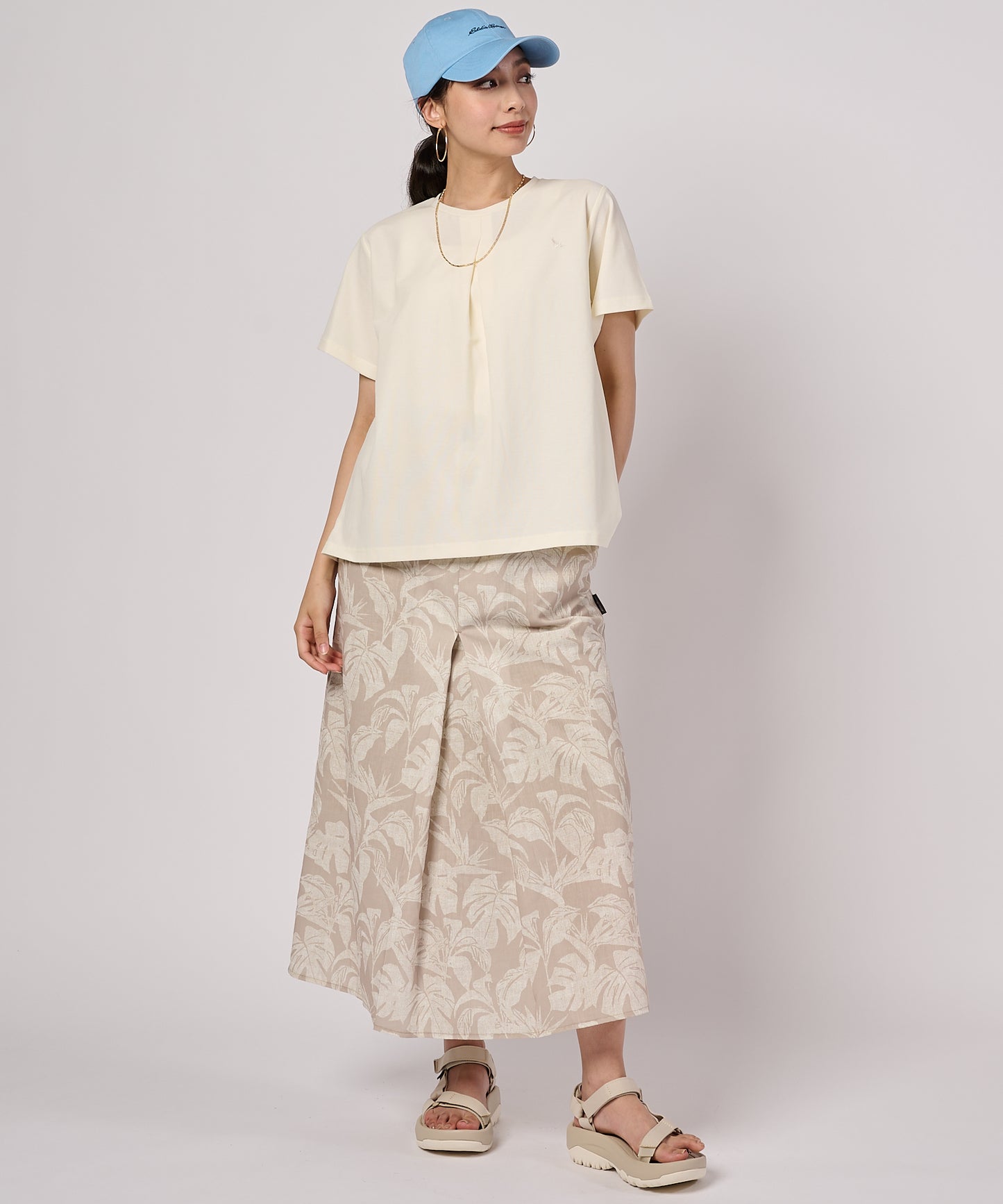 タックフレア 半袖Tシャツ/TUCK FLARE SS TEE