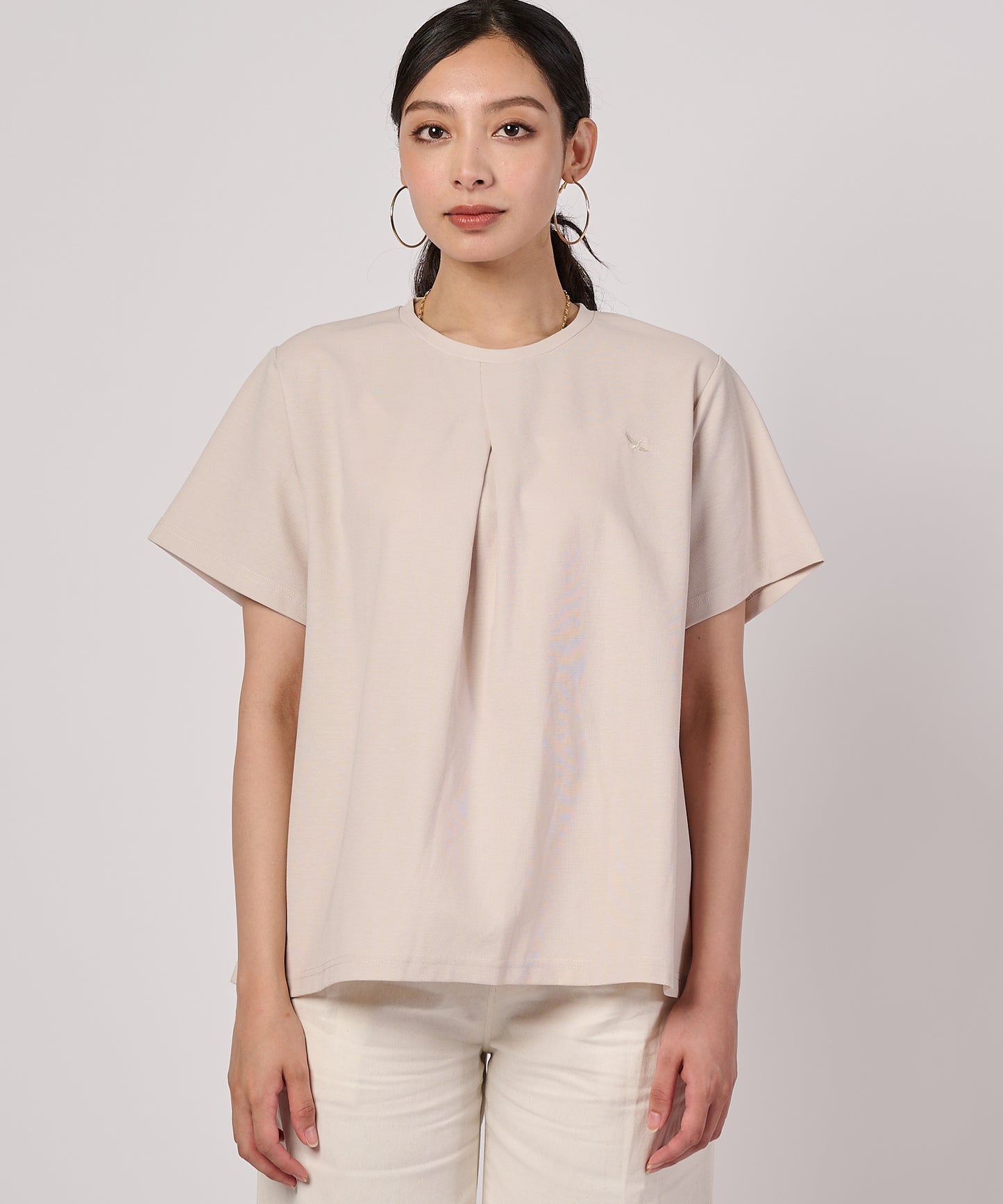 タックフレア 半袖Tシャツ/TUCK FLARE SS TEE